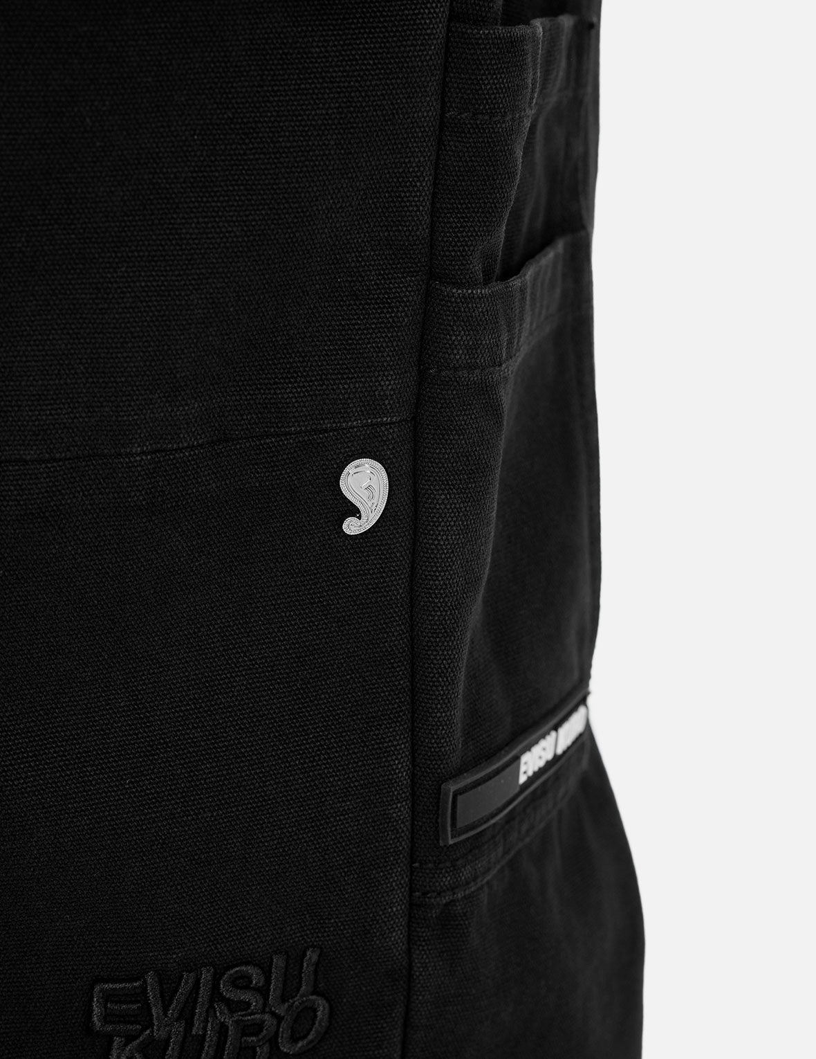 Seagull and Logo Embroidery Loose Fit Cargo Pants - 9