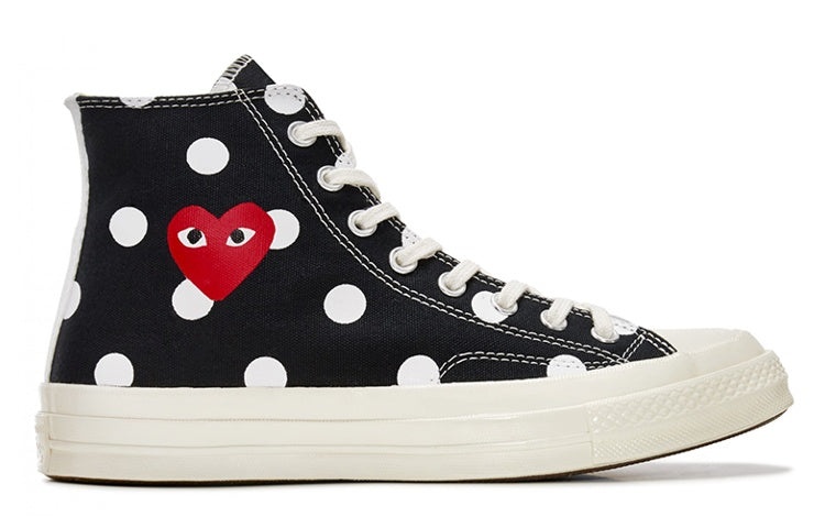 Converse x COMME des GARCONS PLAY Chuck 70 Hi 'Black Polka Dot' 157250C - 3
