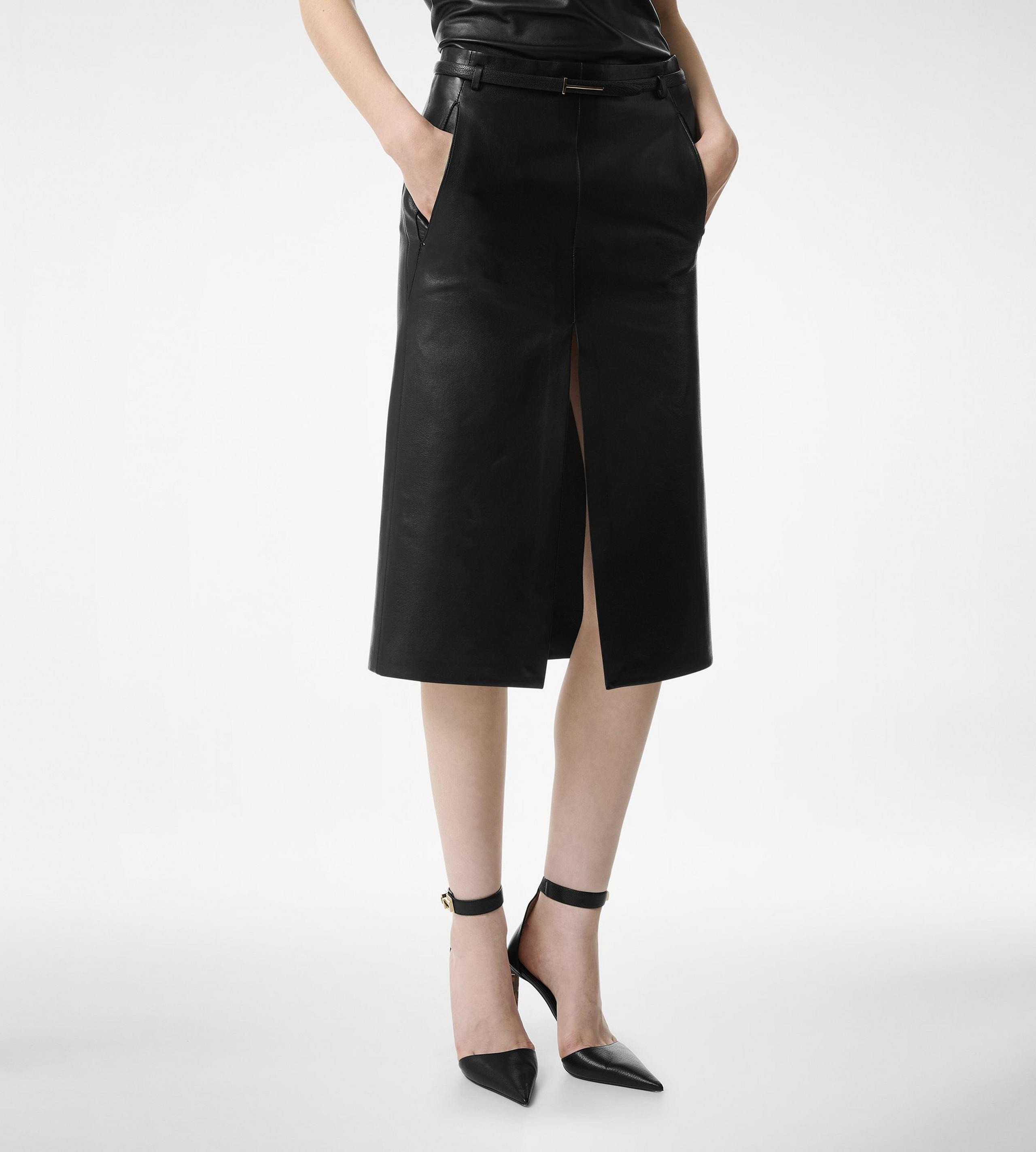 NAPPA LEATHER LUX SKIRT - 4