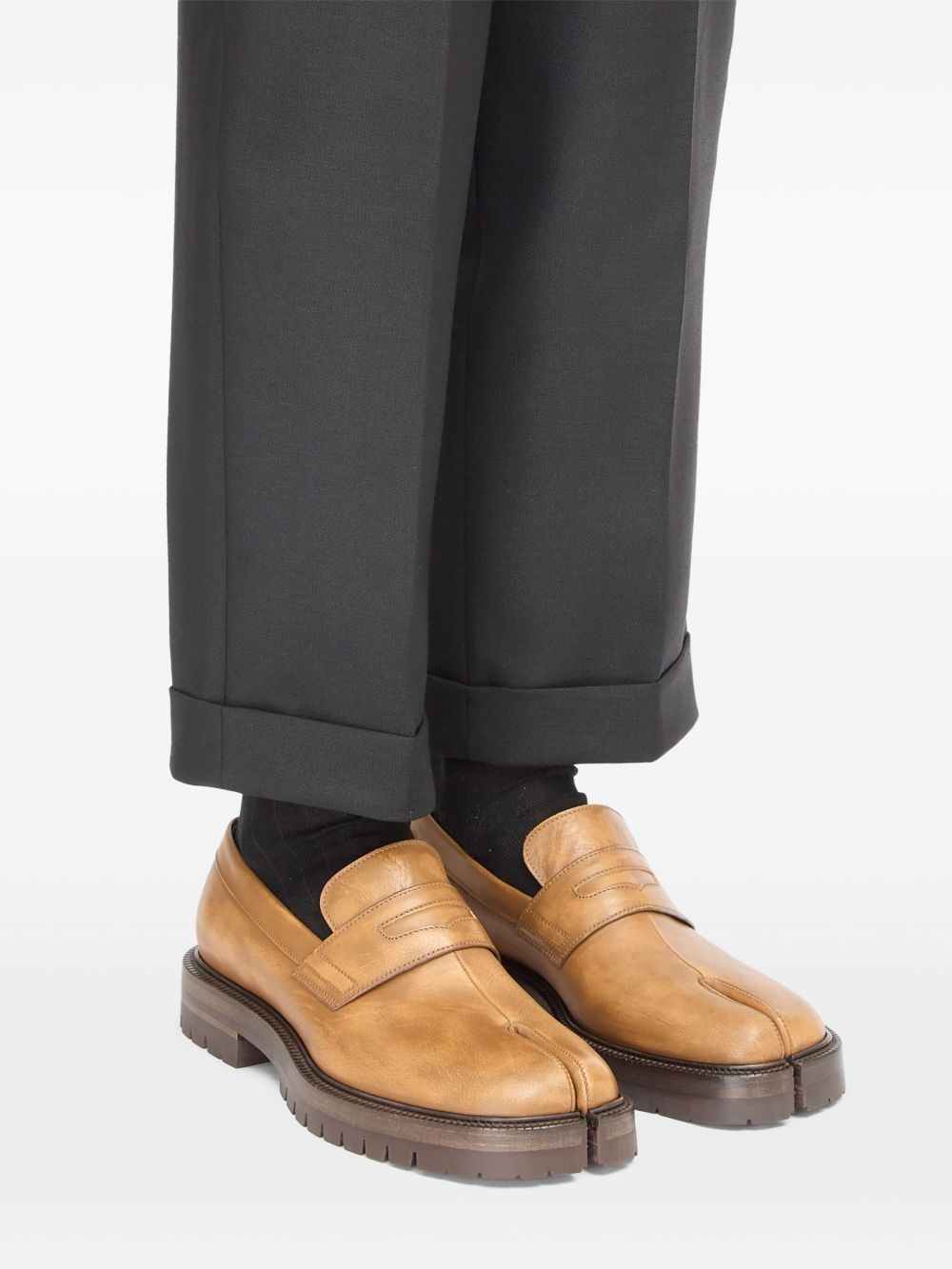 Tabi leather loafers - 6