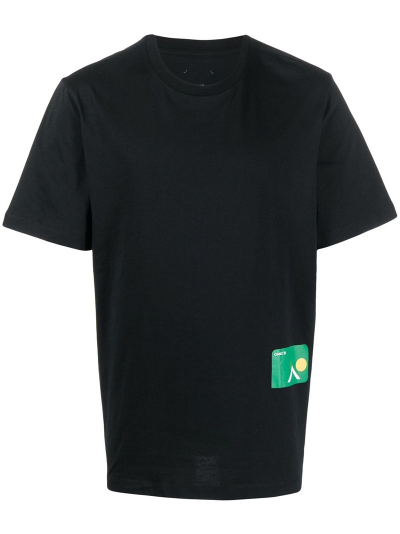photograph-print short-sleeved T-shirt - 1