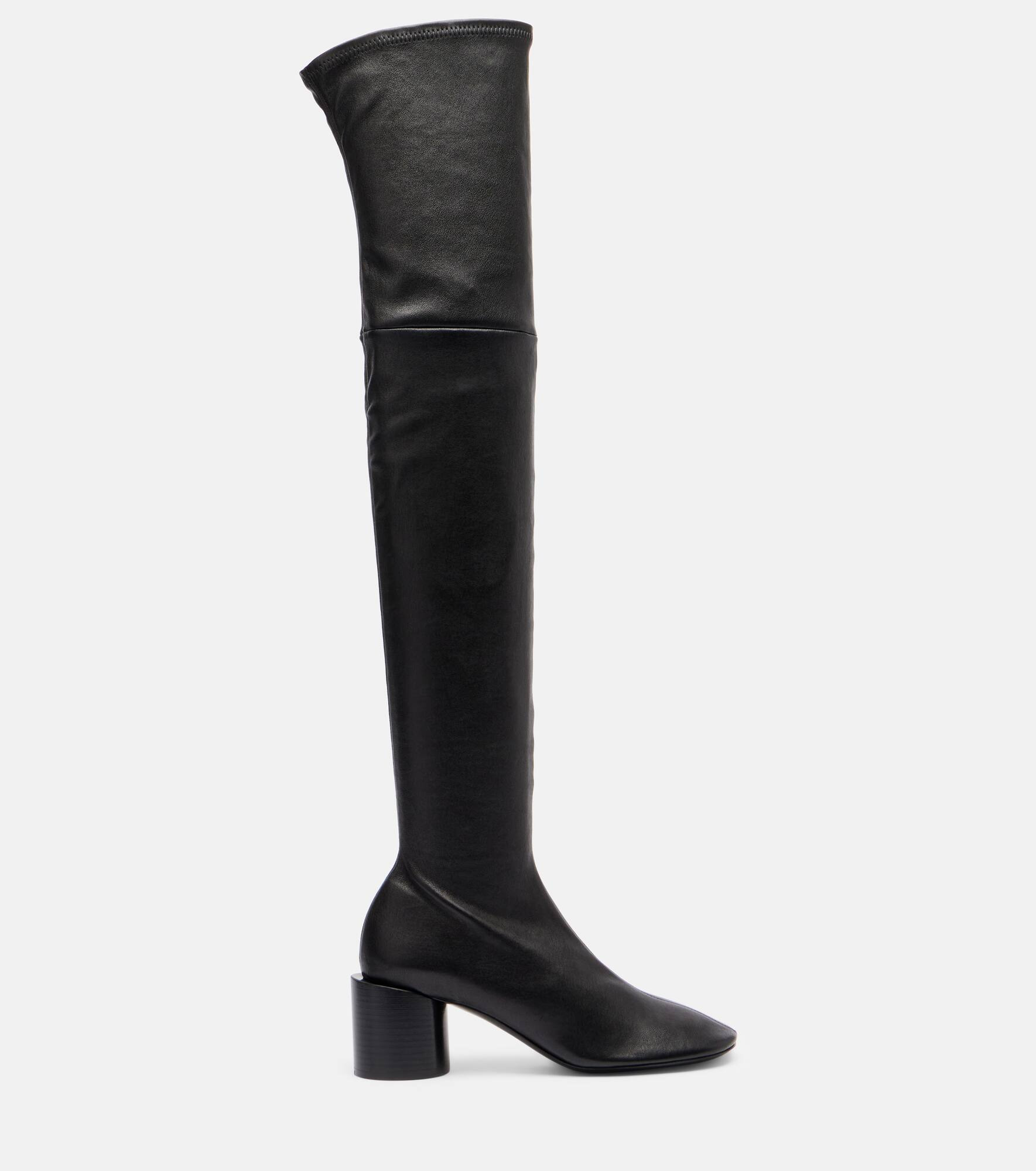 Leather over-the-knee boots - 4