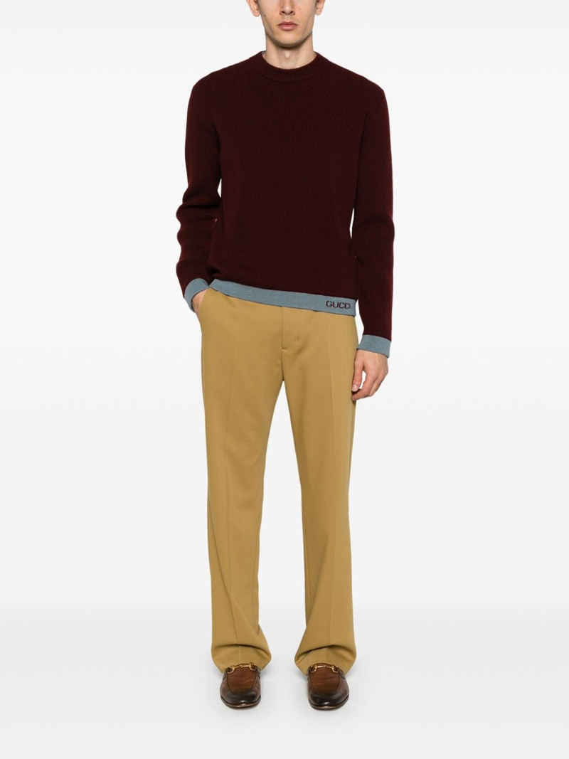 GUCCI intarsia wool sweater outlook