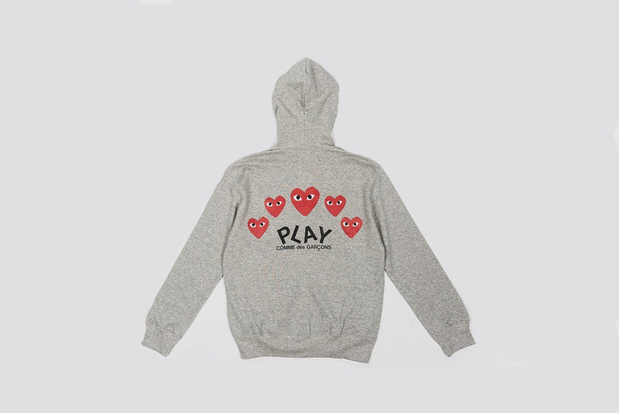 FULL ZIP HOODY (HEARTS) - 2