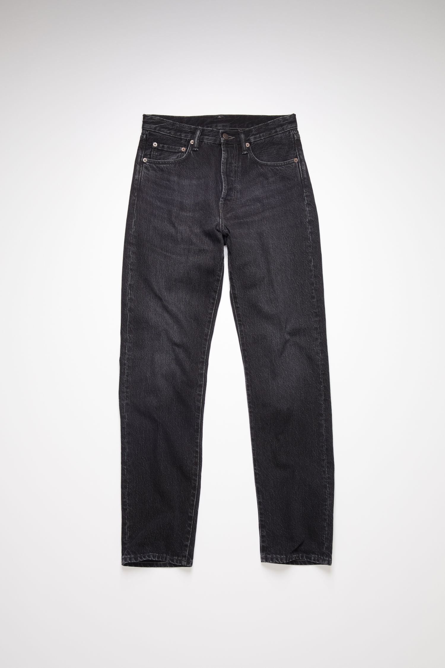 Straight fit jeans - Black - 1