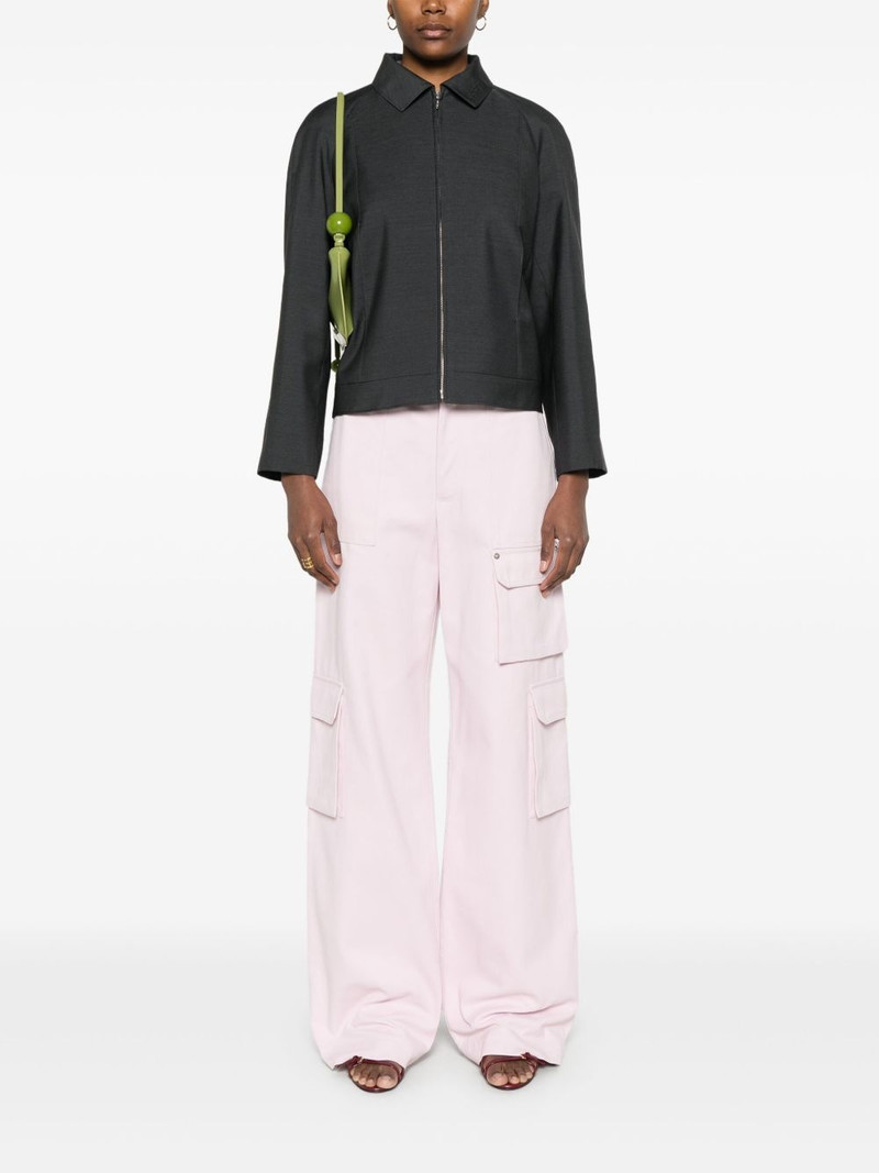GUCCI embossed canvas cargo pants outlook