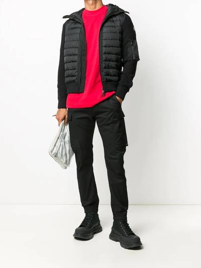 Moncler padded-front hooded jacket outlook