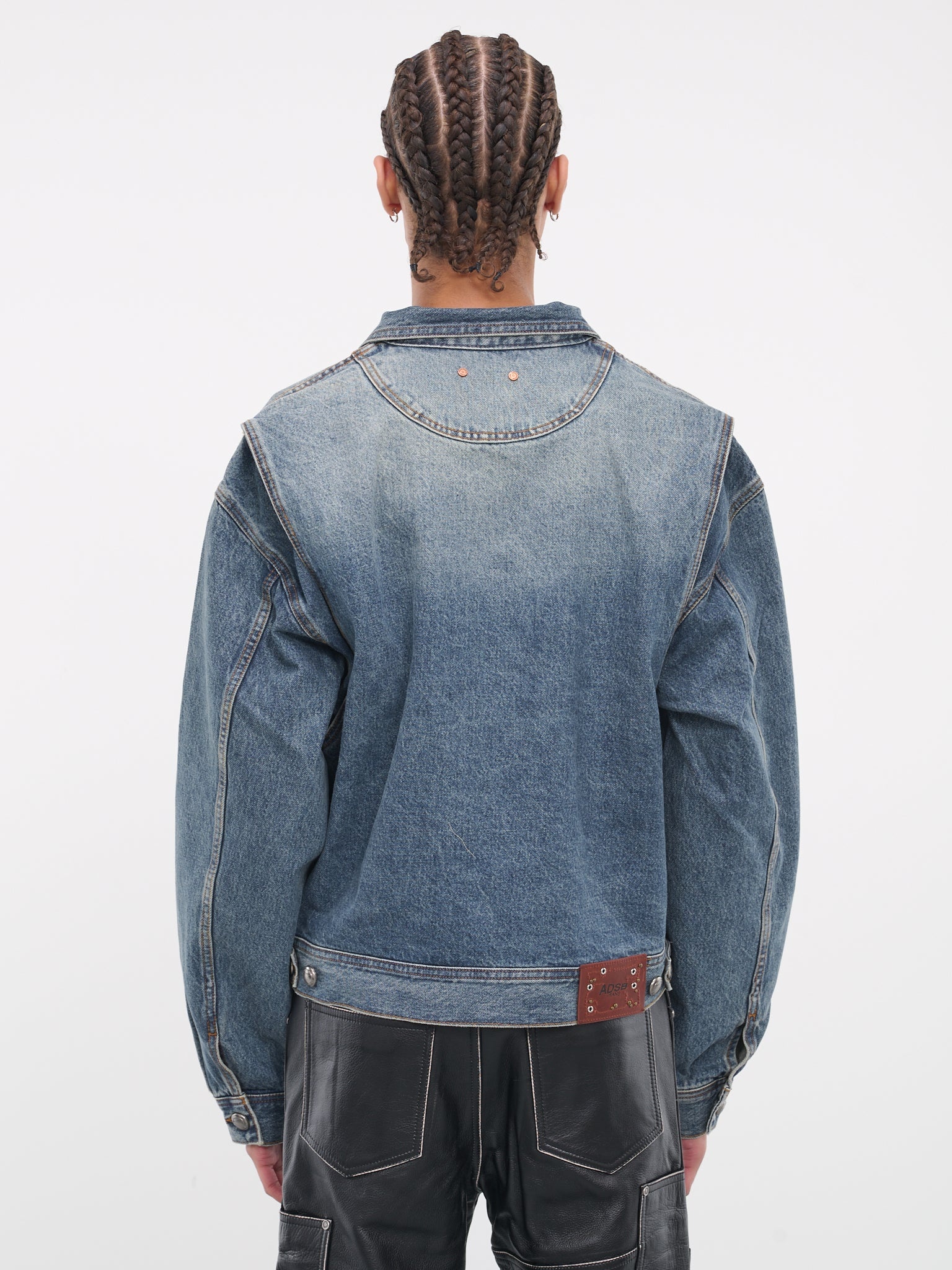 Wave Denim Bomber Jacket - 3