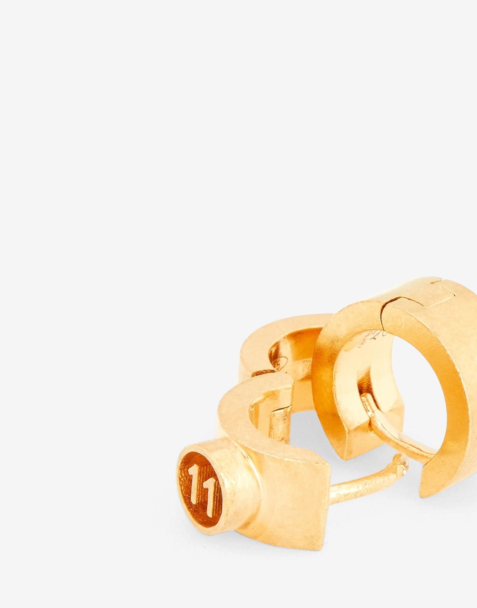 Numerical logo earrings - 3