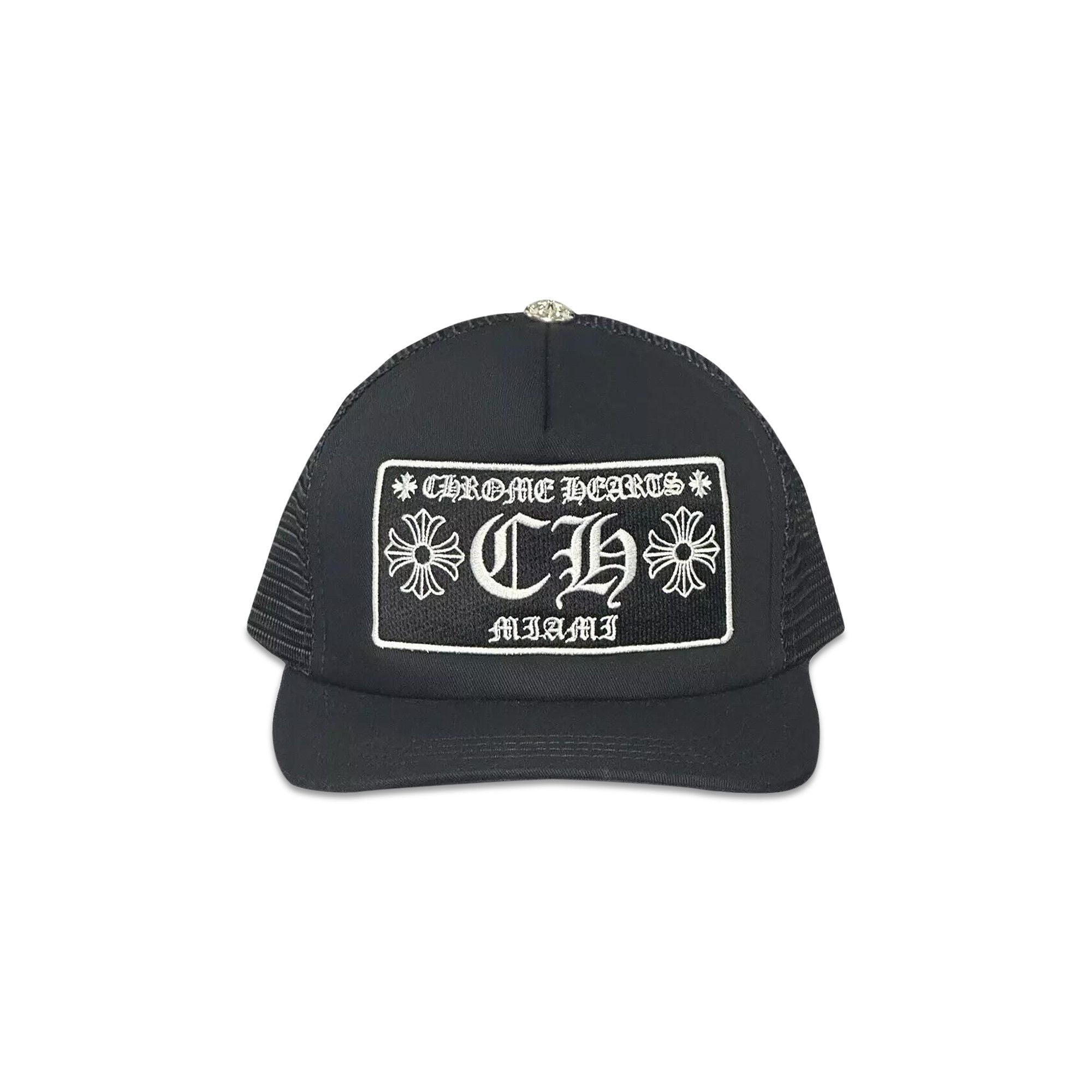 Chrome Hearts Miami Trucker Hat 'Black' - 1