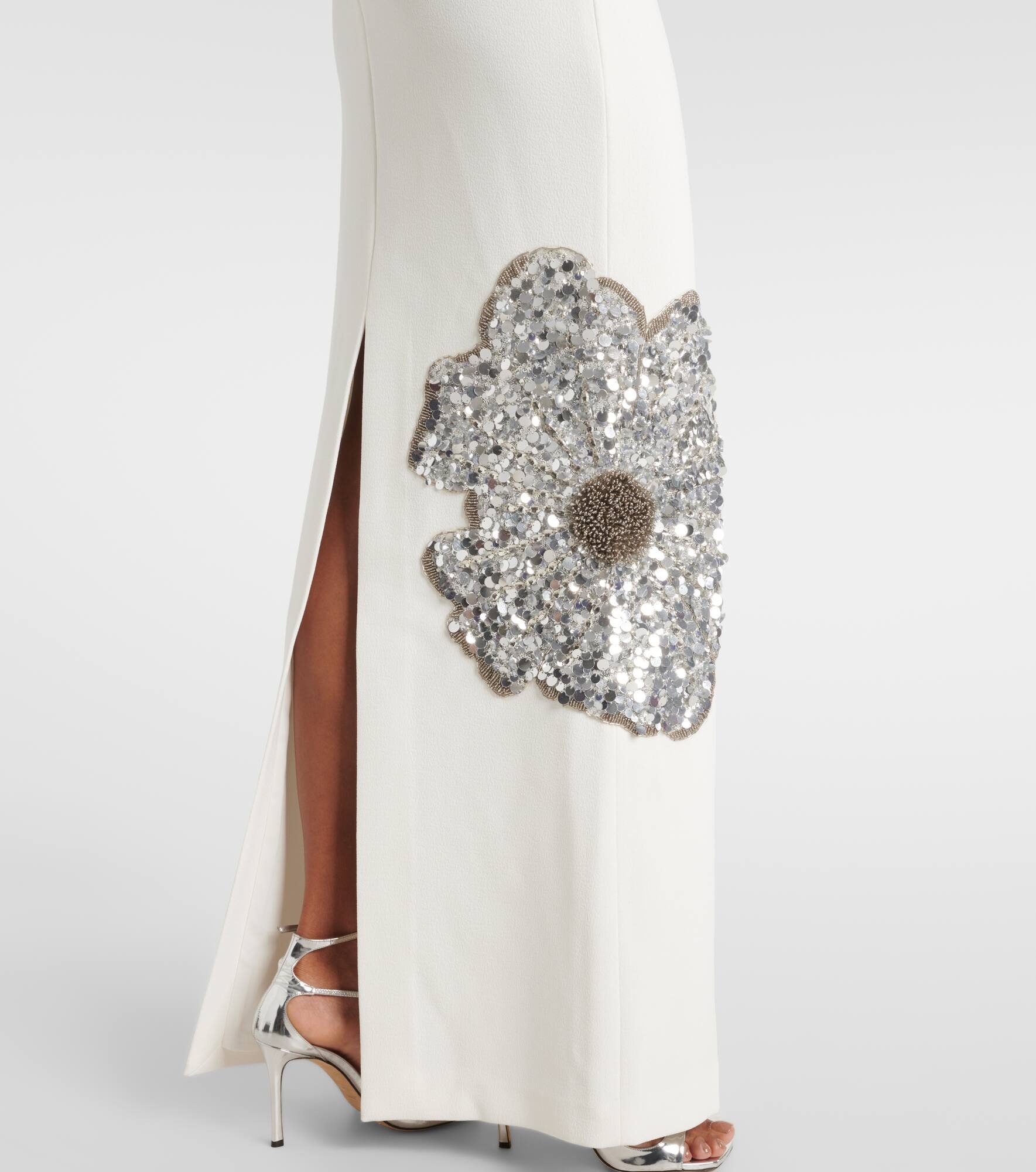 Layana strapless embellished gown - 5