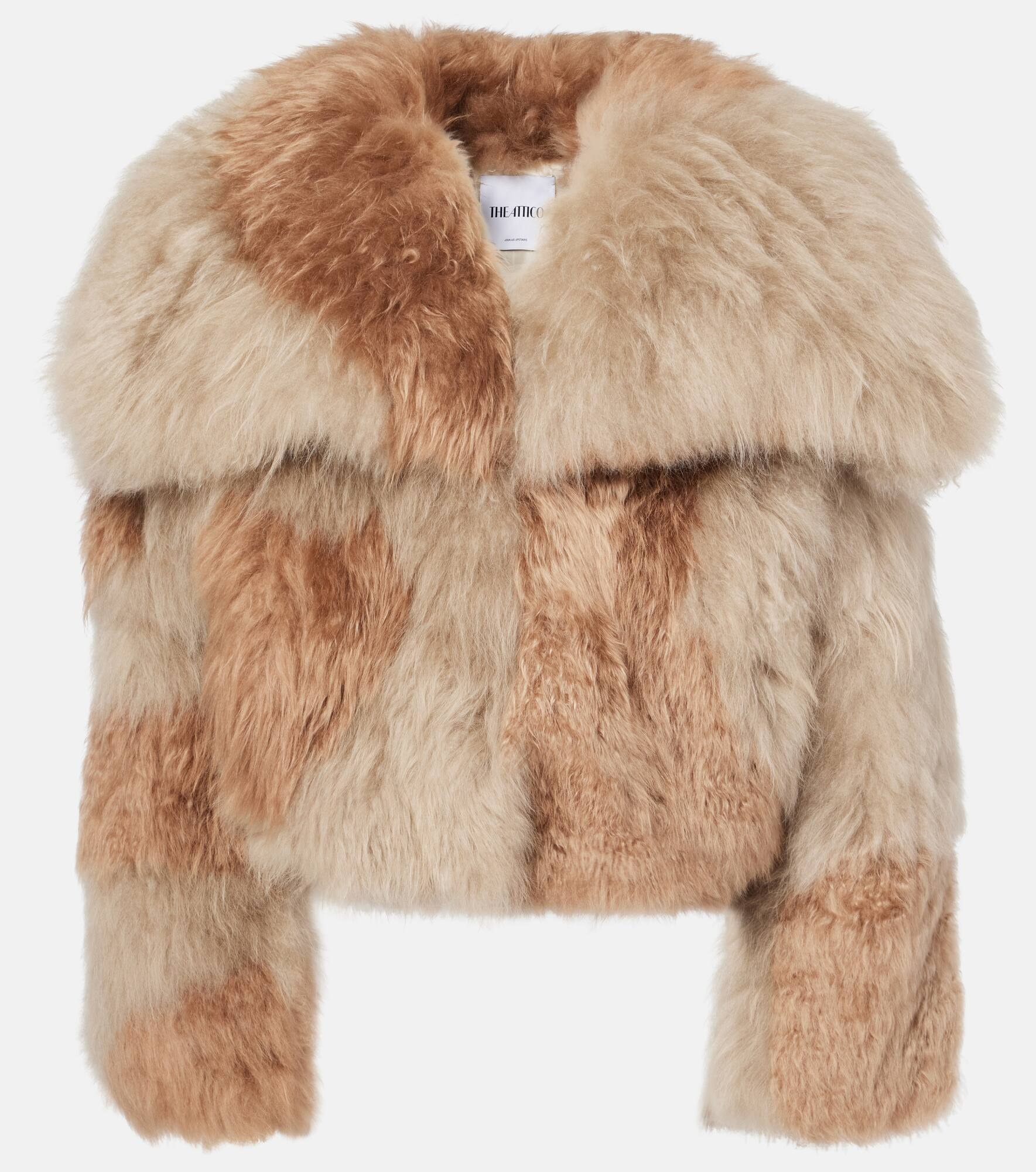 Shearling bomber jacket - 1