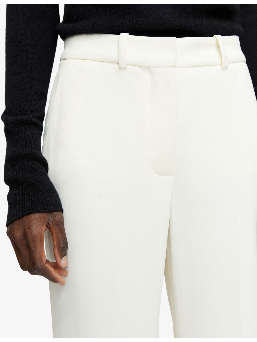Morissey Comfort Cady Mid-Rise Straight-Leg Woven Trousers - 4