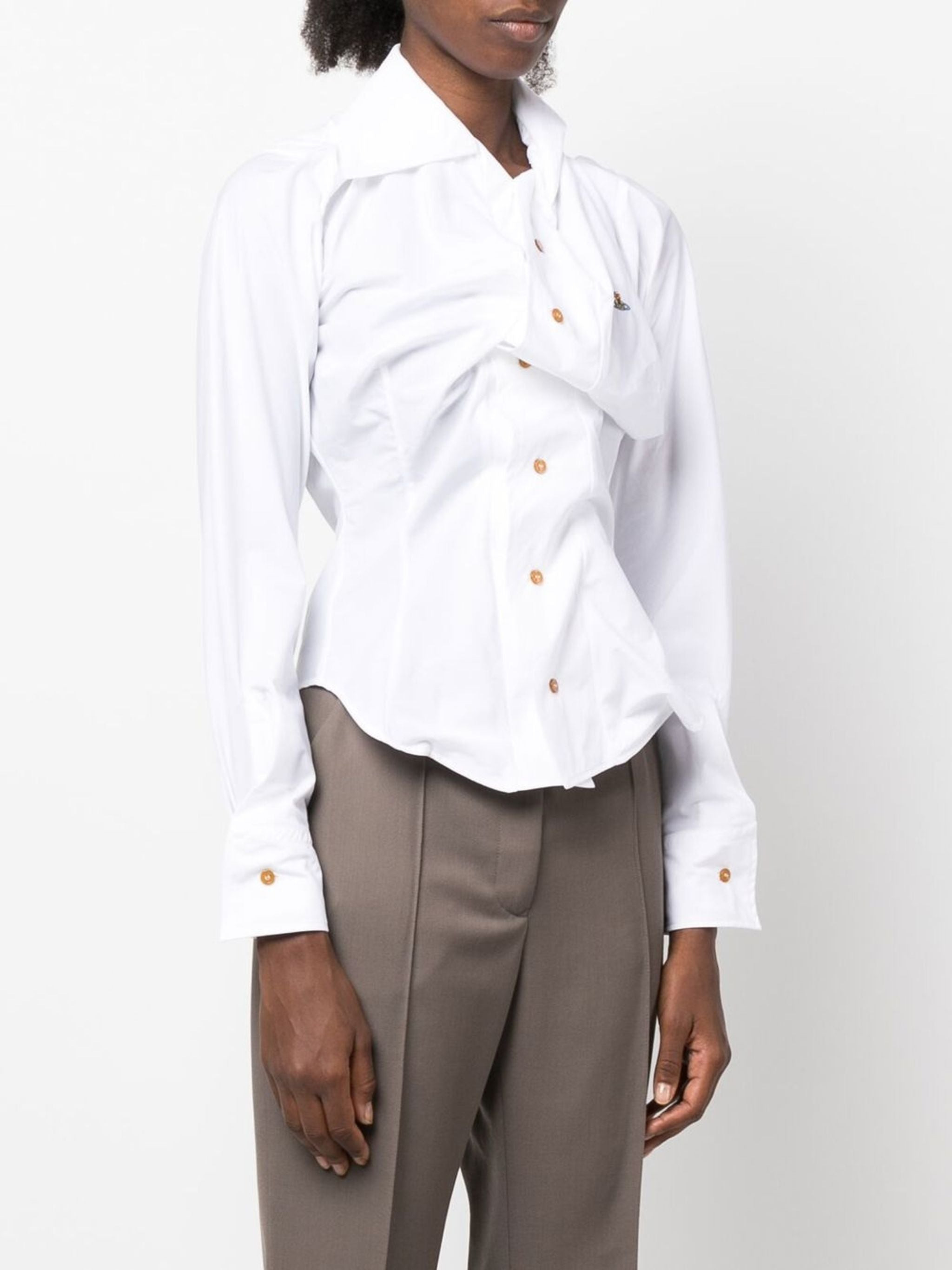 Vivienne Westwood Orb-logo Long-sleeve Shirt - 4