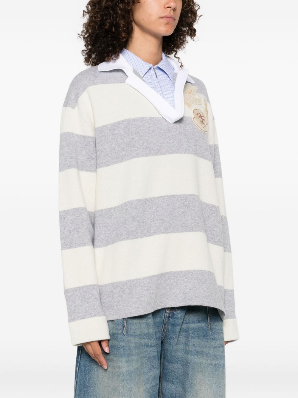 striped sweatshirt - 3