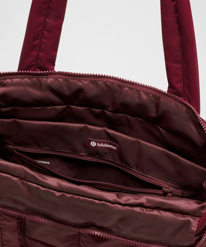 Quilted Grid Tote Bag 12L 4