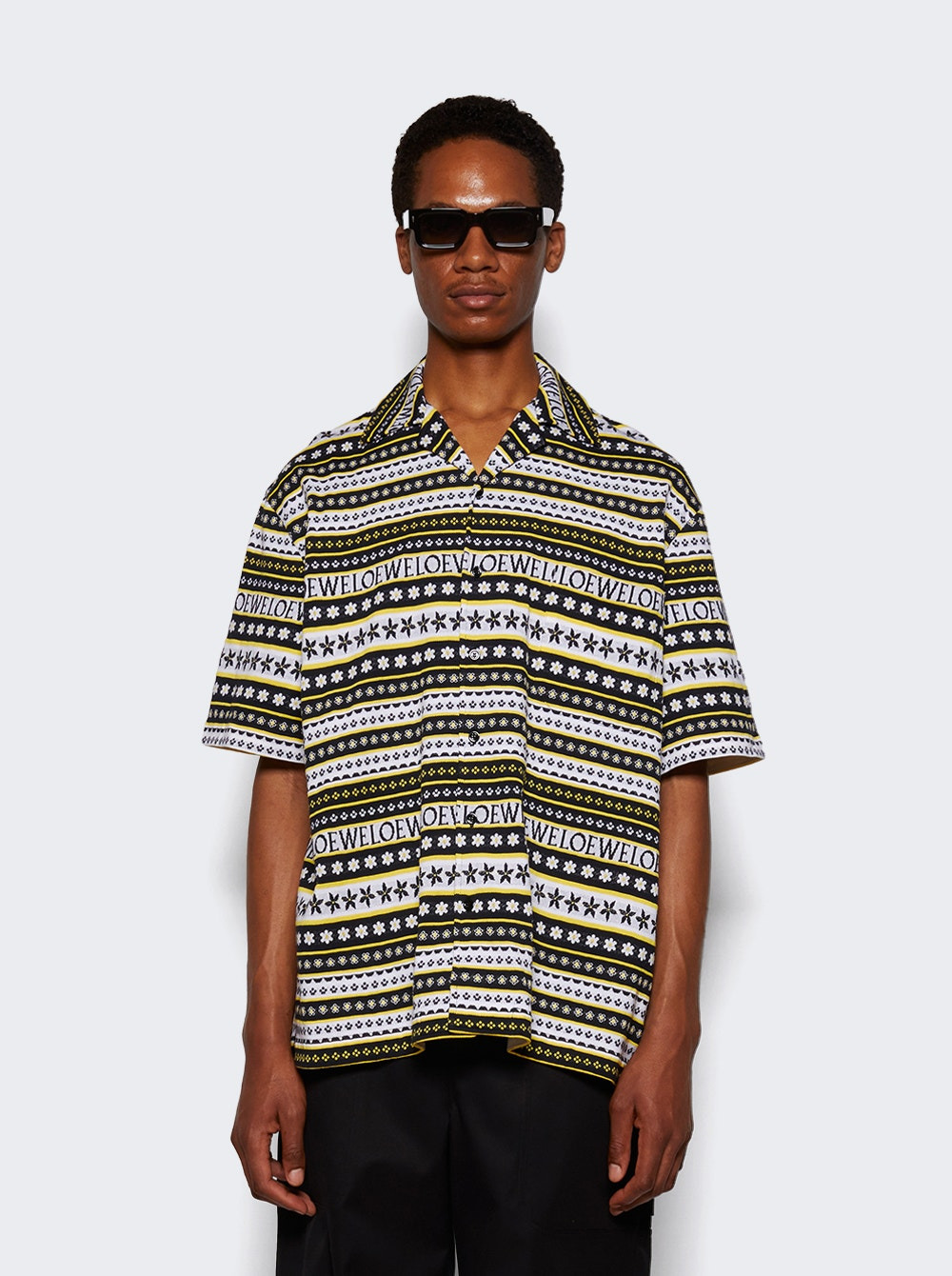 Paula's Ibiza Short Sleeve Shirt Yellow And Multicolor - 2