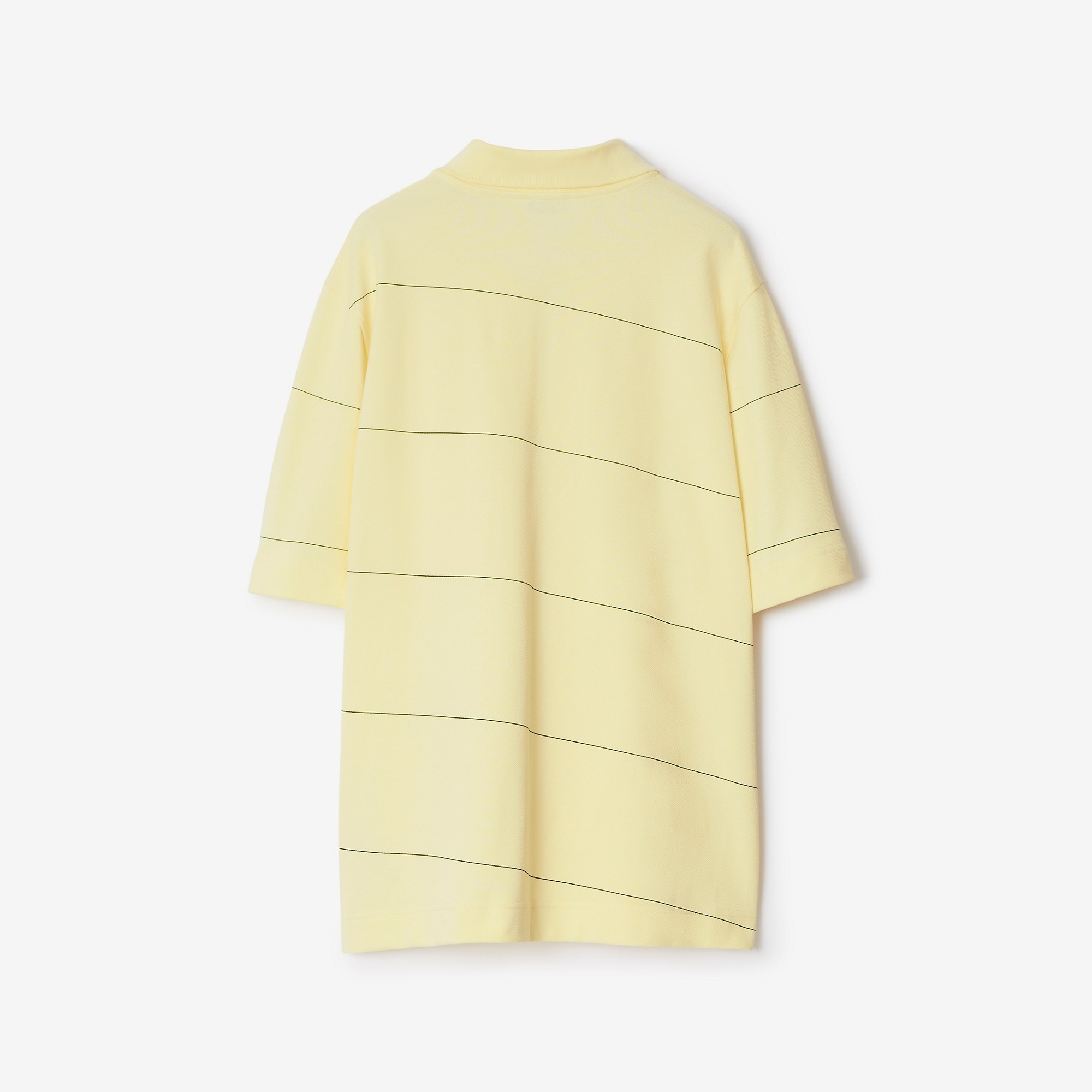 Striped Cotton Polo Shirt - 5