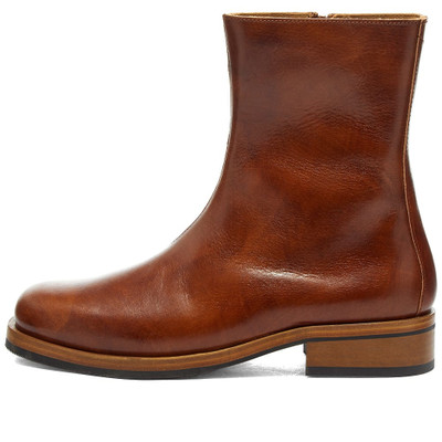 Our Legacy square-toe leather boots outlook