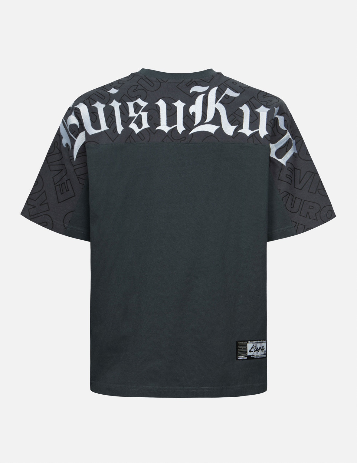 Allover EVISUKURO Print and Embroidery Loose Fit T-Shirt - 2