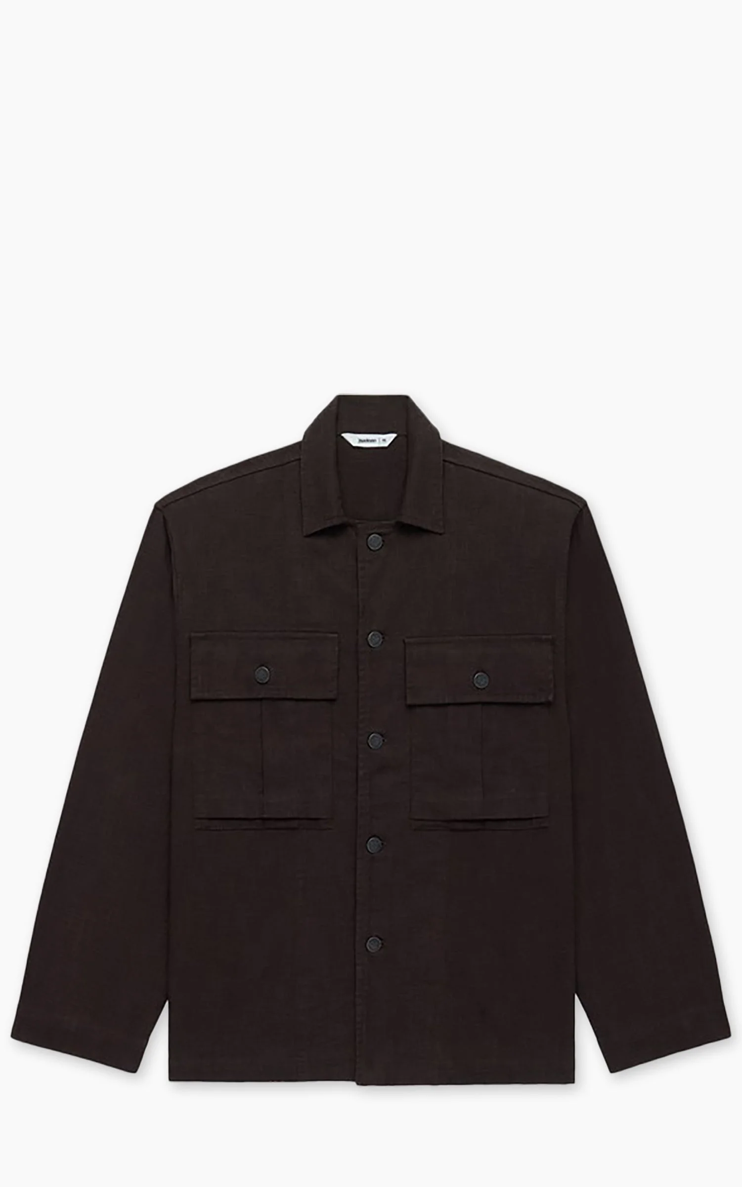 3SIXTEEN M43 OVERSHIRT LINEN CHOCOLATE - 1