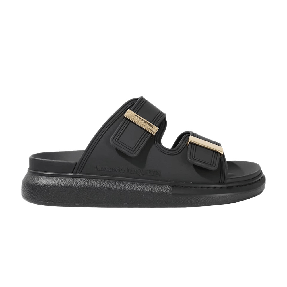 Alexander McQueen Wmns Hybrid Slide 'Black Gold' - 1