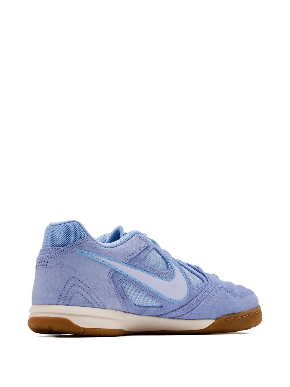 suede panelled sneakers - 4