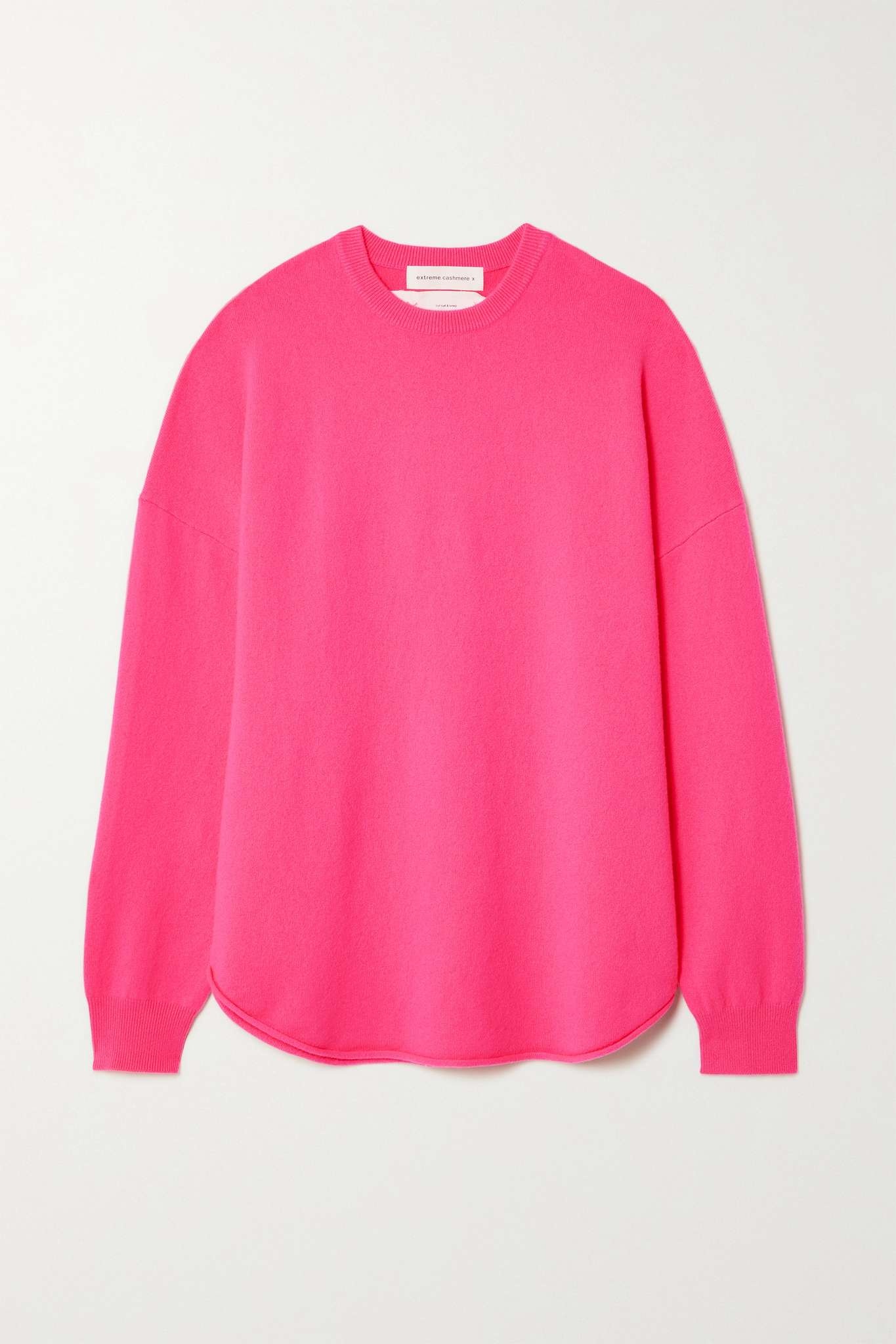 N°53 Crew Hop neon cashmere-blend sweater - 1