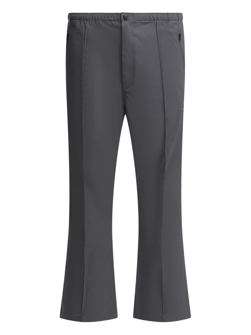 elasticated-waistband logo-embroidered track pants 1