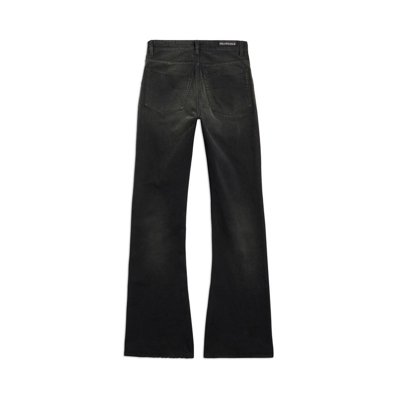 BALENCIAGA Bootcut Pants in Black Faded outlook