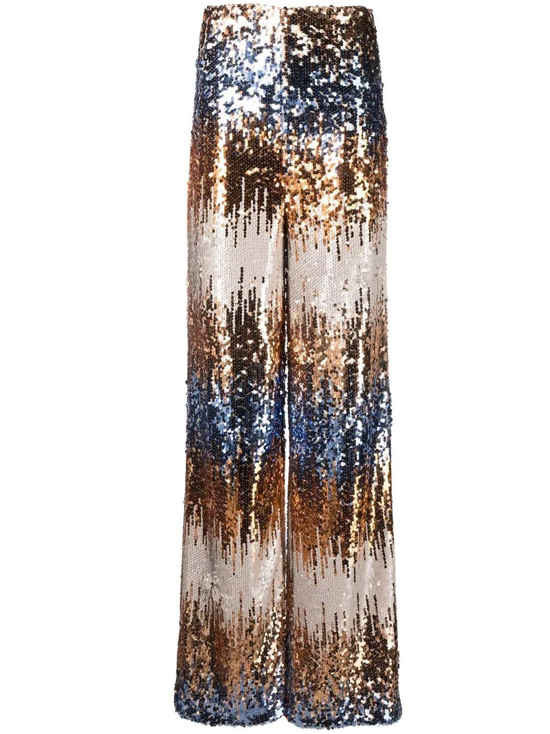 Gothic Plein sequin wide trousers 1