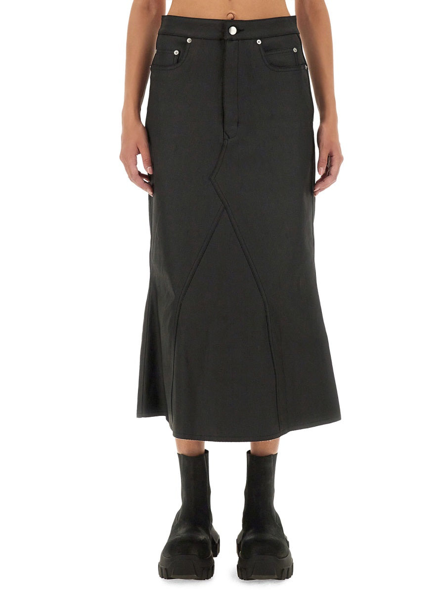 Rick Owens Women Denim Skirt - 1