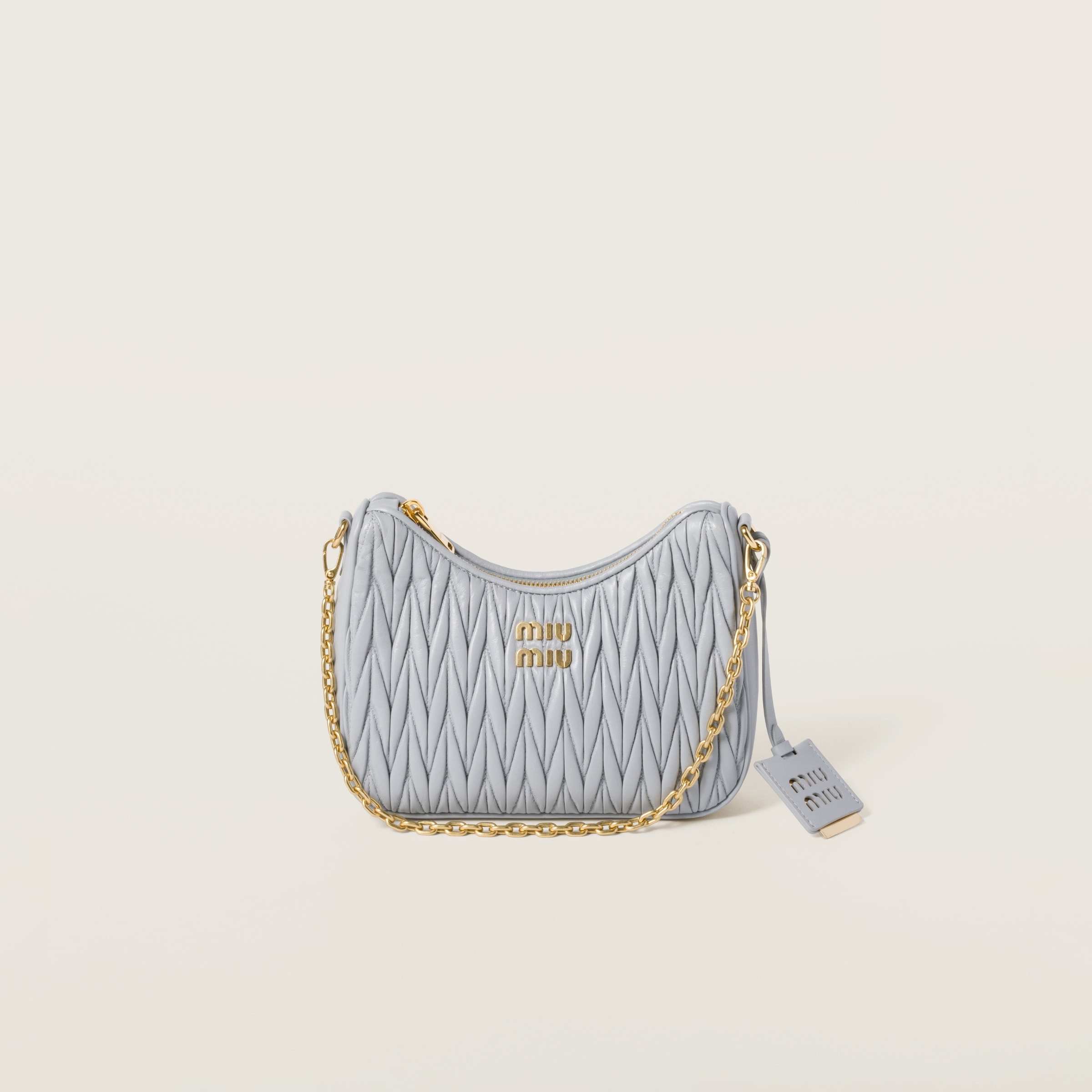 Matelassé nappa leather shoulder bag - 1