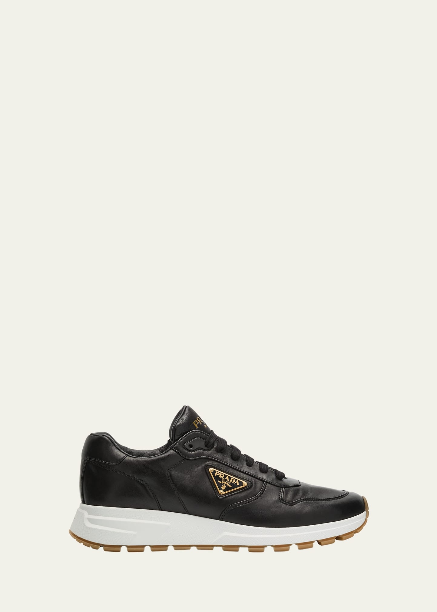 Men's Prax Napa Leather Low-Top Sneakers - 1