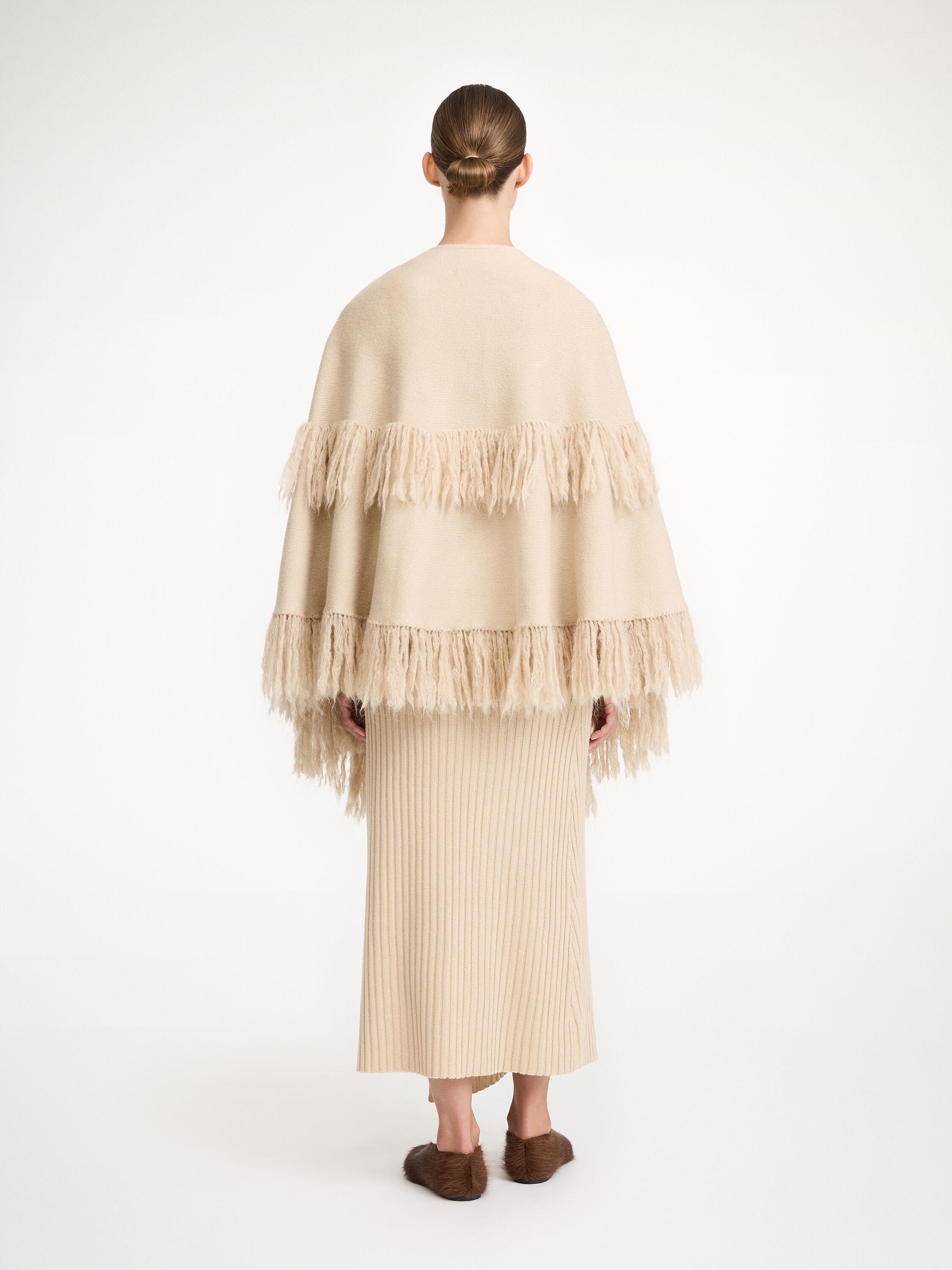 Dixi wool poncho - 3