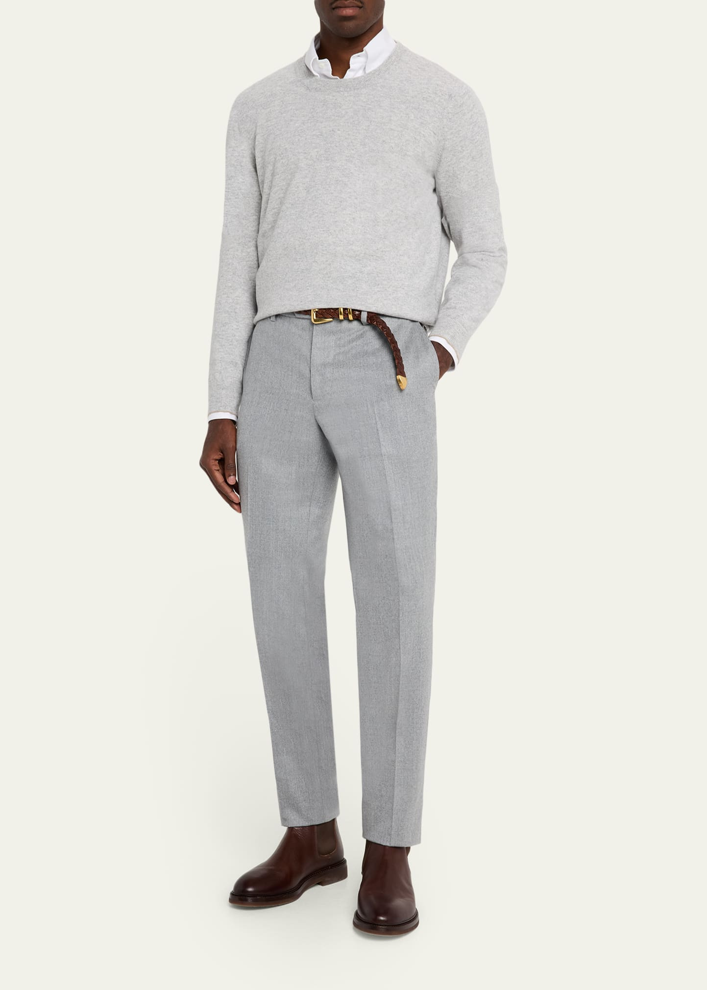 Men's Cashmere Crewneck Sweater - 2
