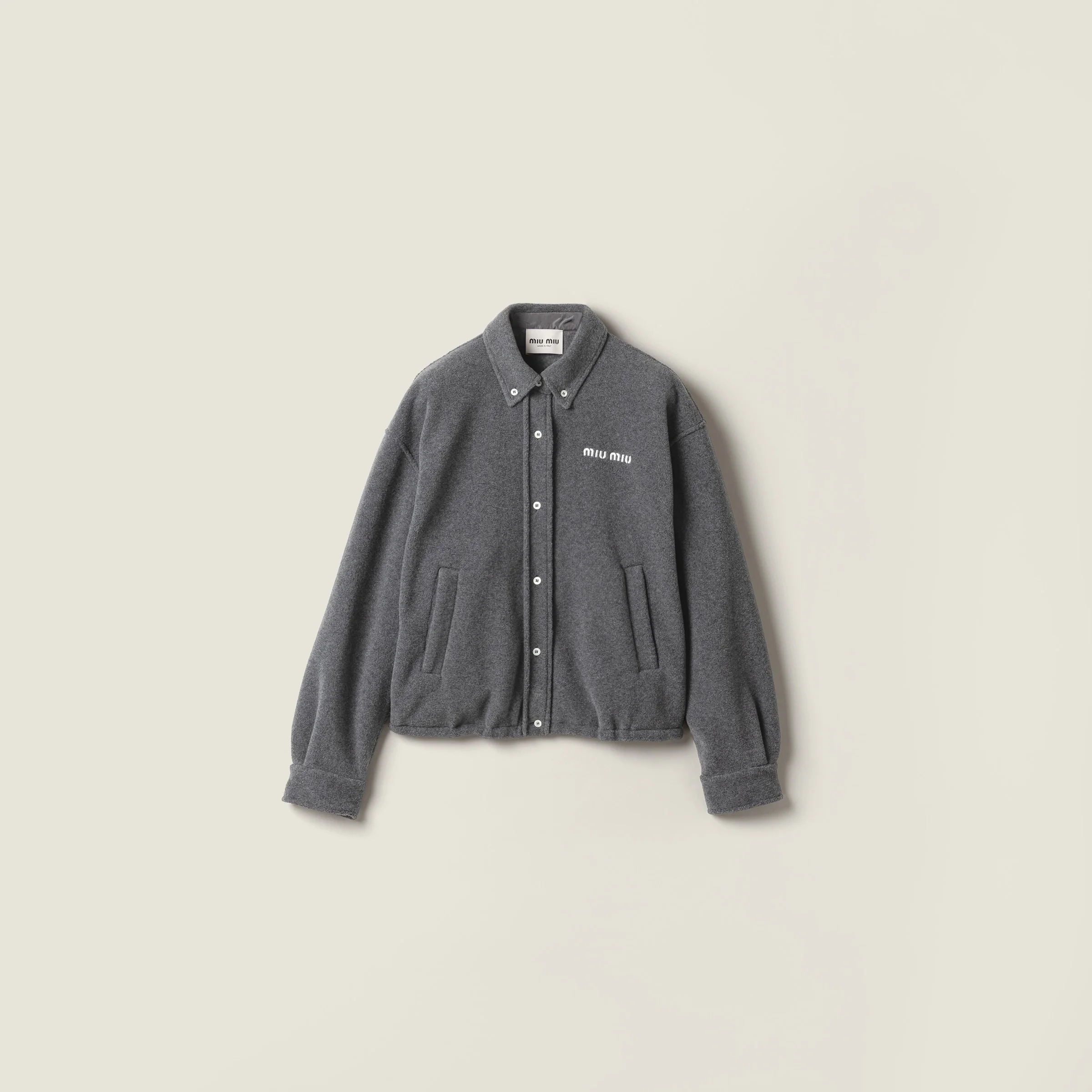 Fleece blouson jacket - 1