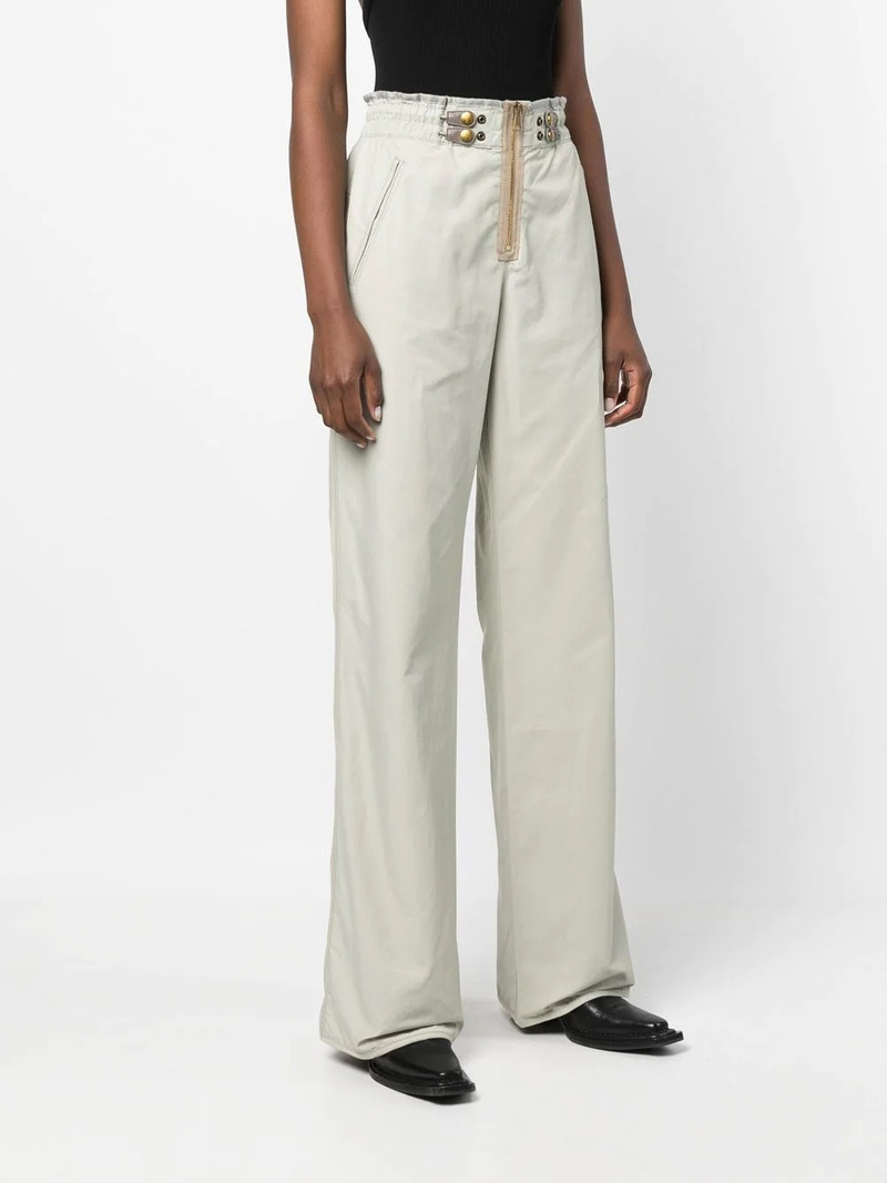 P-Smilace cotton-twill trousers 3