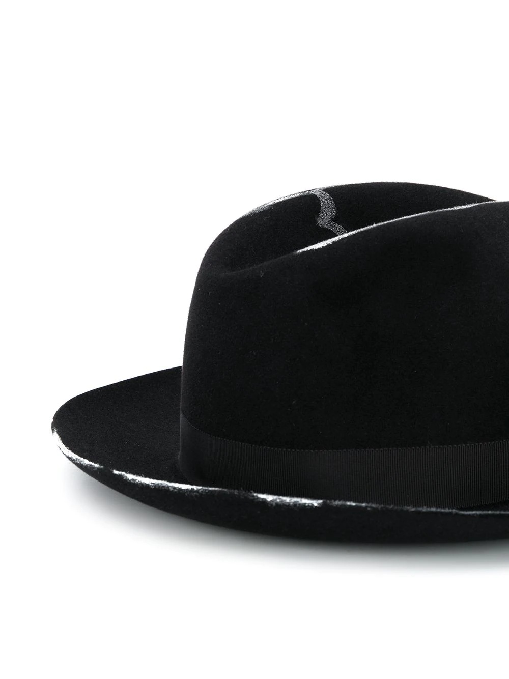 painted trilby hat - 2