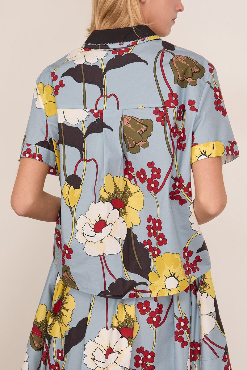 Short Sleeve Shirt in Sky 4