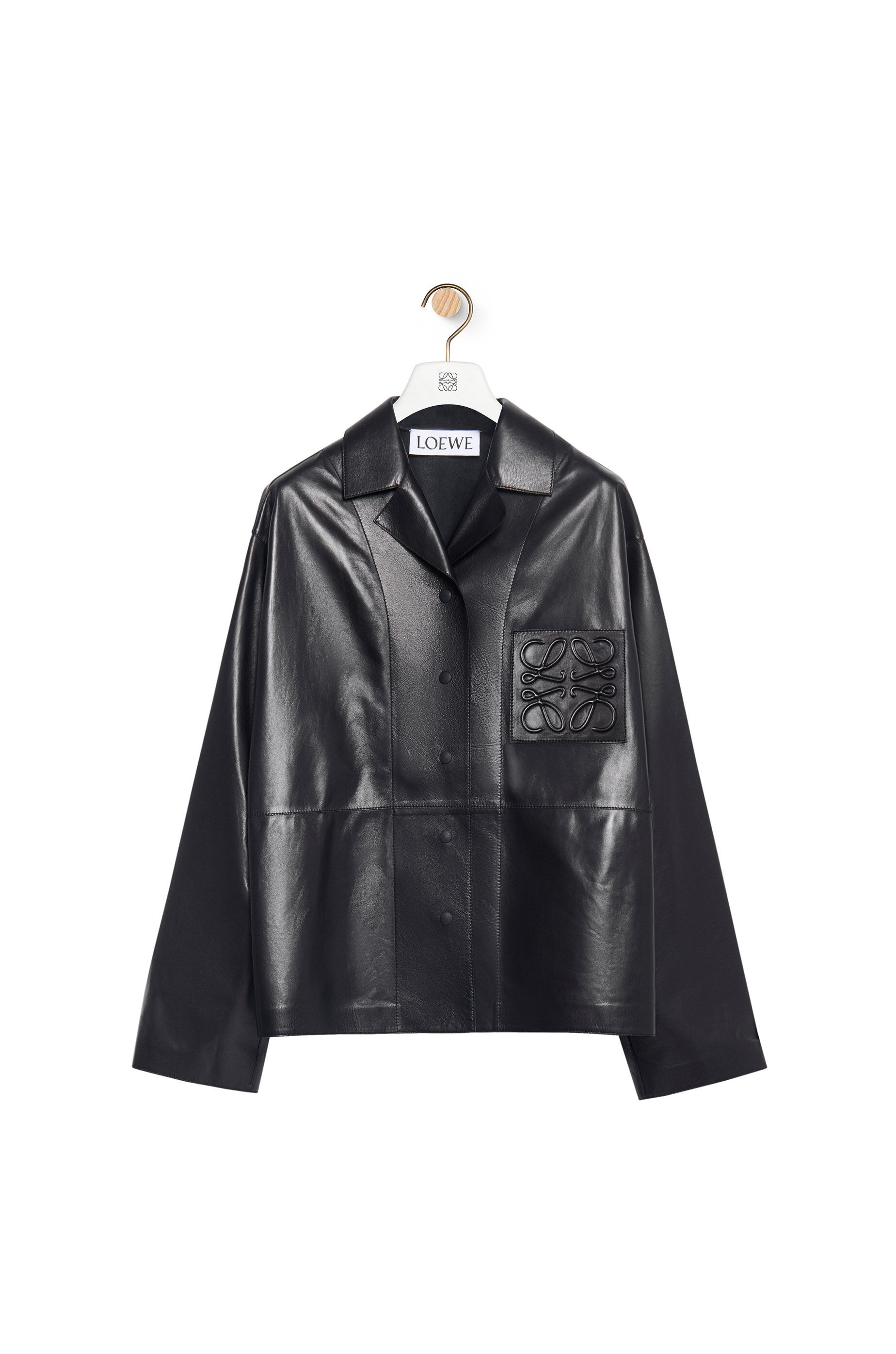 Anagram pyjama shirt in nappa - 1