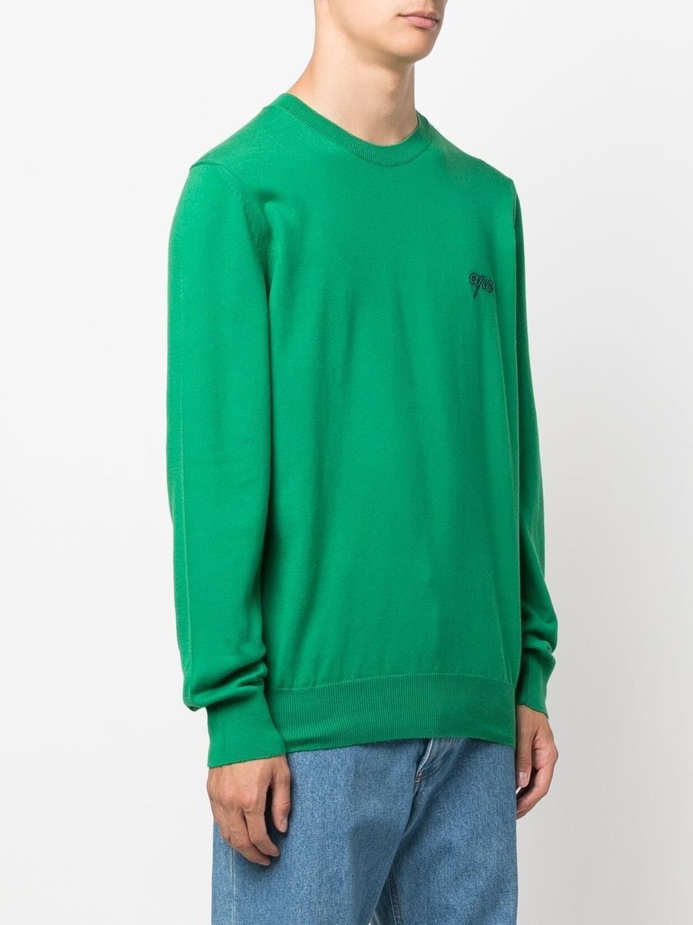 logo-embroidered cotton sweatshirt - 3