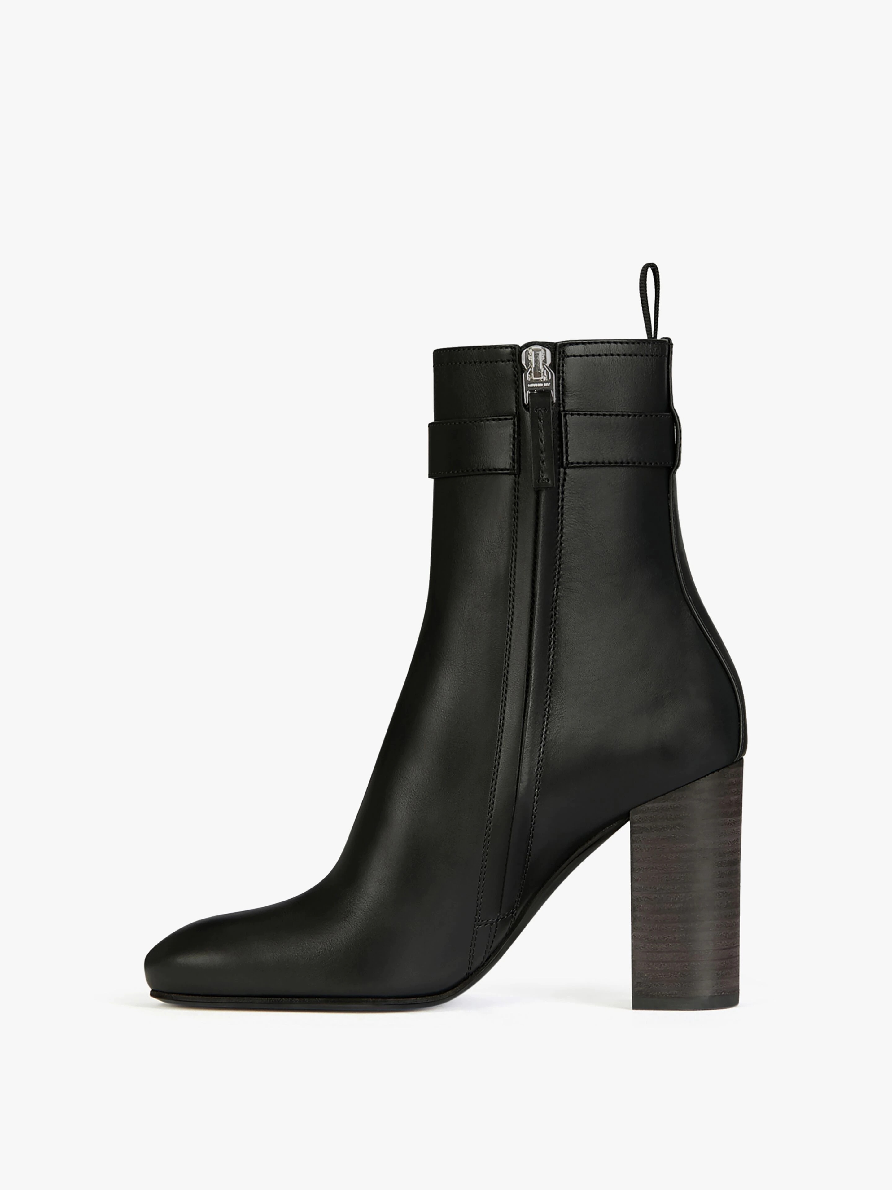 BOOTS IN LEATHER WITH PADLOCK - 3