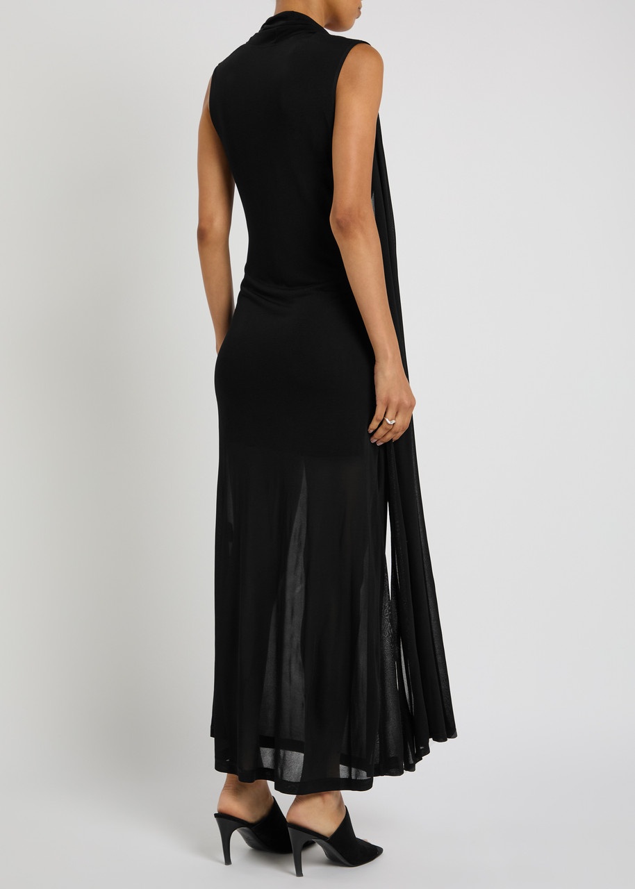 Toteme Scarf-effect Mesh Maxi Dress - 3