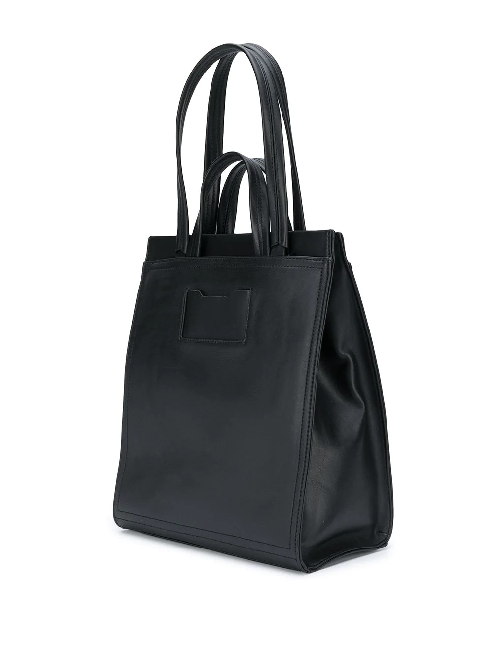 embossed logo tote - 3