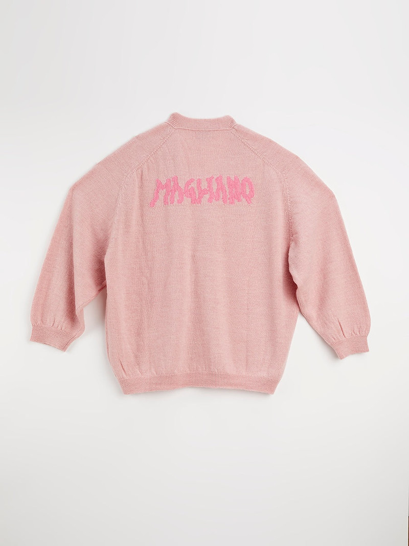 MAGLIANO Magliano Grampa Cardigan Baby Pink outlook