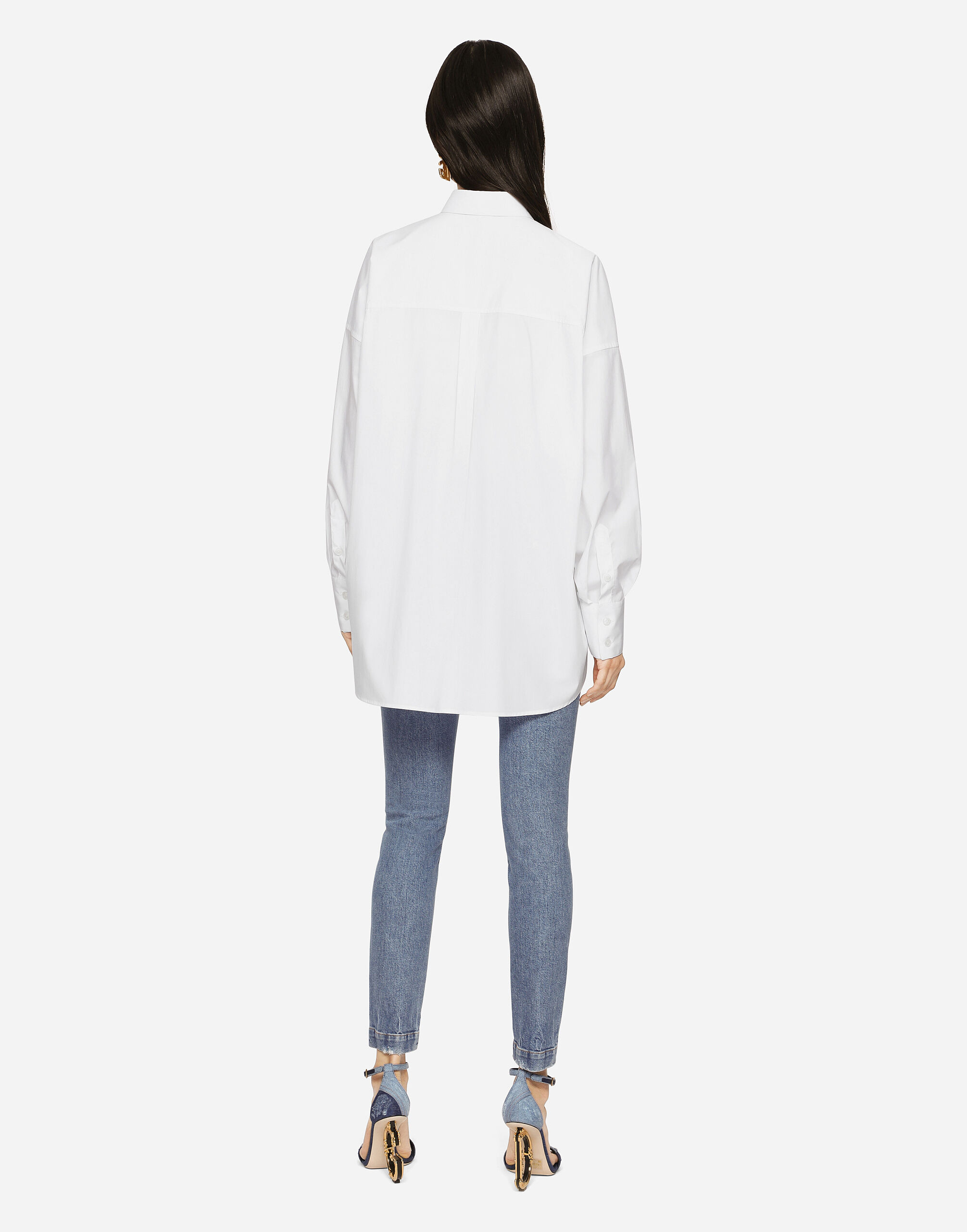 Stretch denim Audrey jeans with rips - 3
