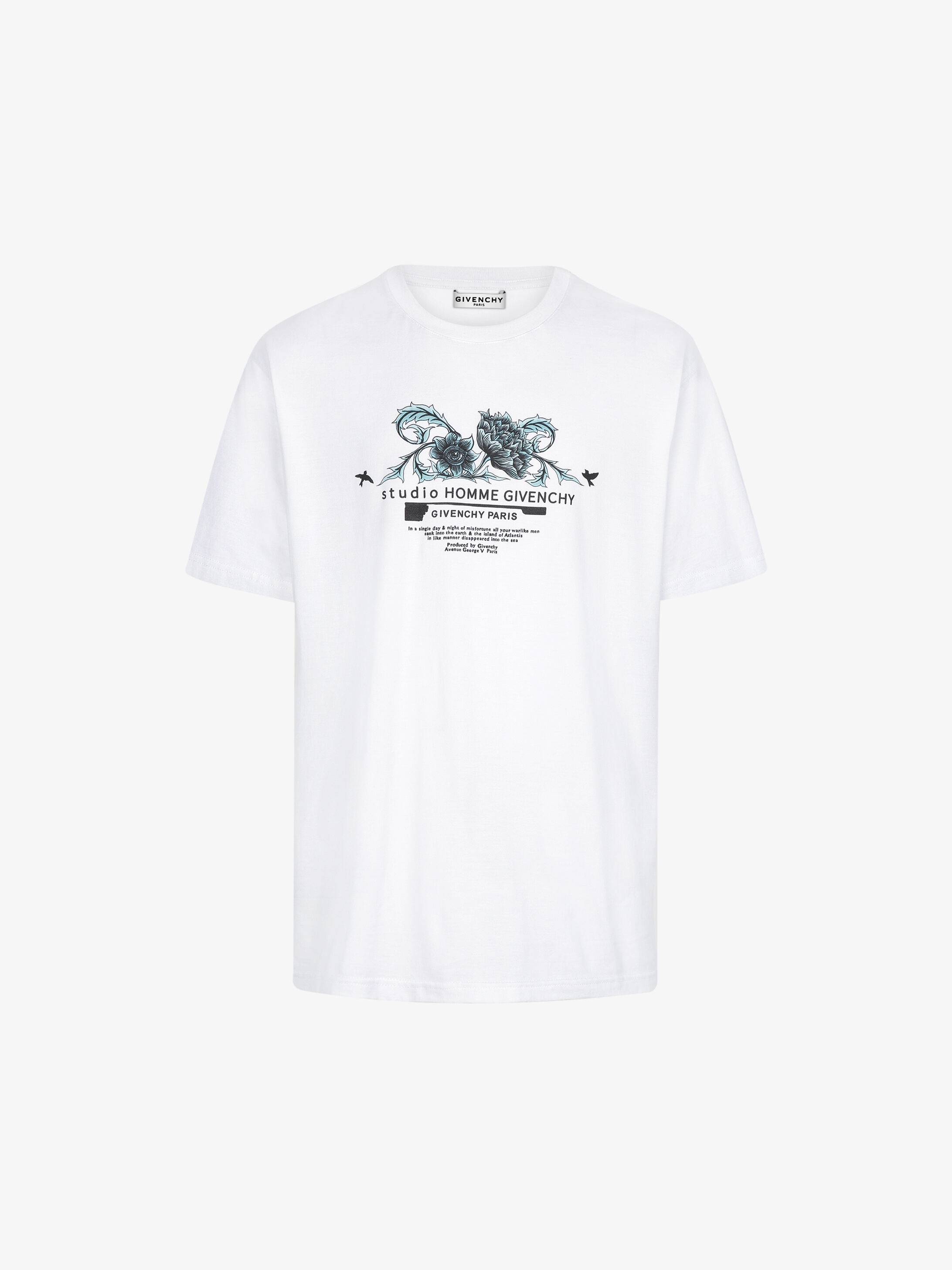 Studio Homme floral printed t-shirt - 1