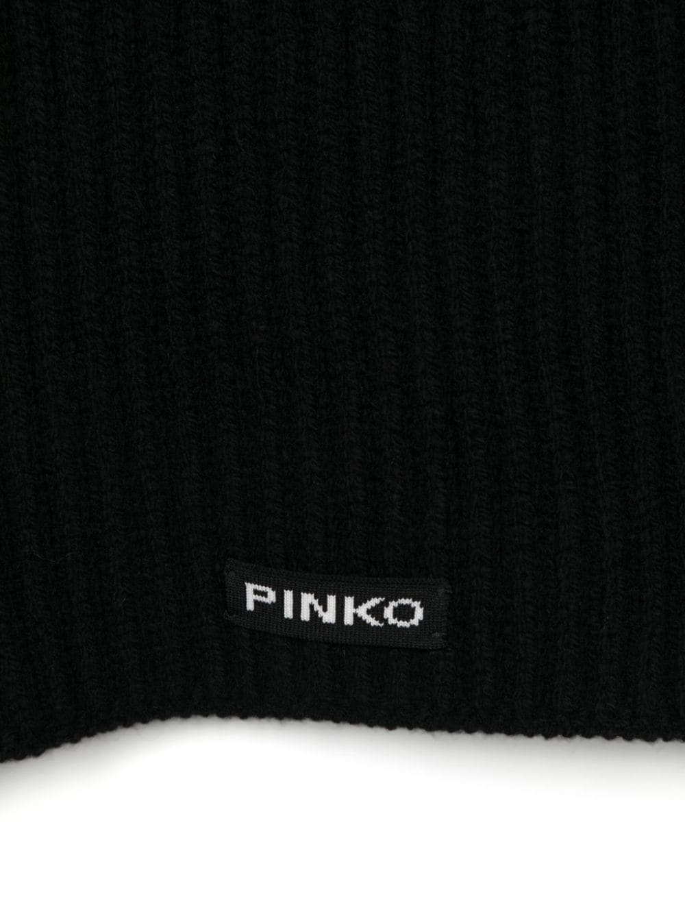 logo-patch scarf - 3