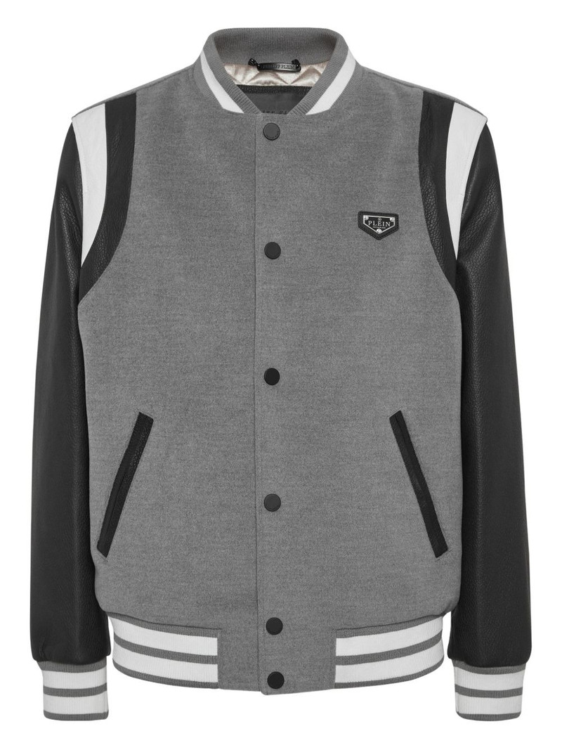 panelled bomber jacket 1